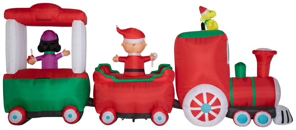 Christmas Airblown Inflatable Train Scene, 7.5 ft Tall, Multi R428
