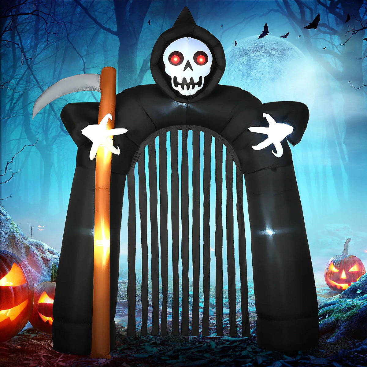 Halloween Grim Reaper Arch Inflatable Decor Q4739