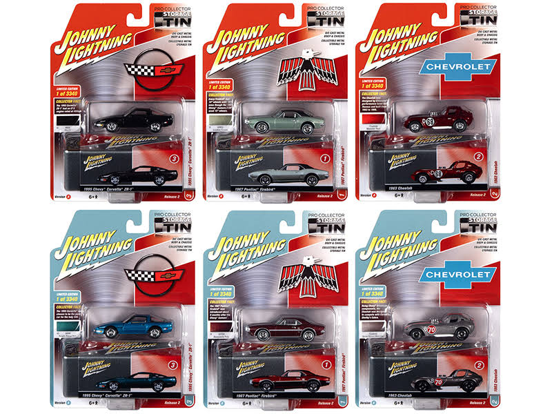 Collector's Tin Set of 6 Cars H948