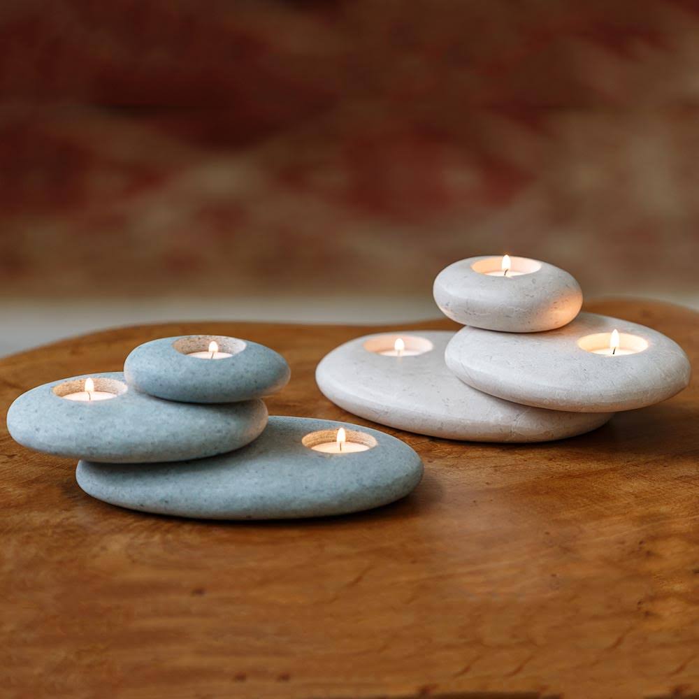 White Tealight Holder L274