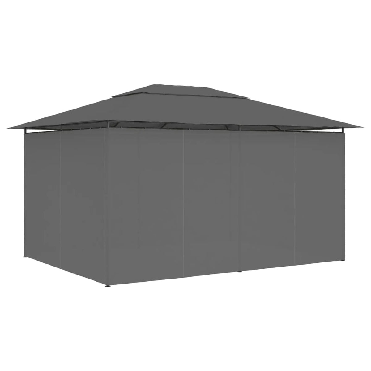 Garden Marquee with Curtains 157.4"x118.1" Anthracite X492926