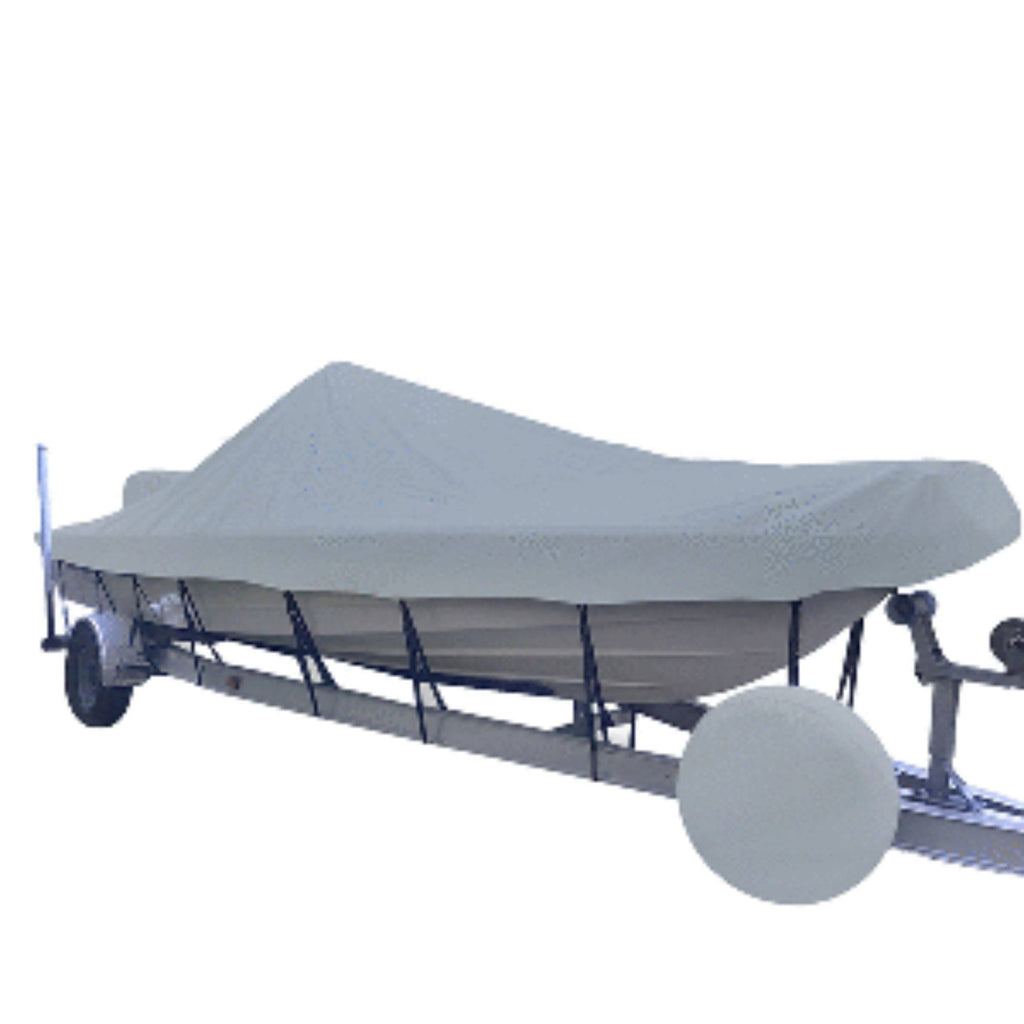 Grey Boat Cover for 19.5 V-Hull Center Console Boats N95000