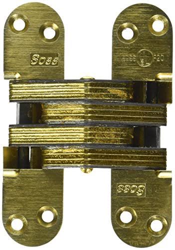 Satin Brass Invisible Single Door Hinge V71748