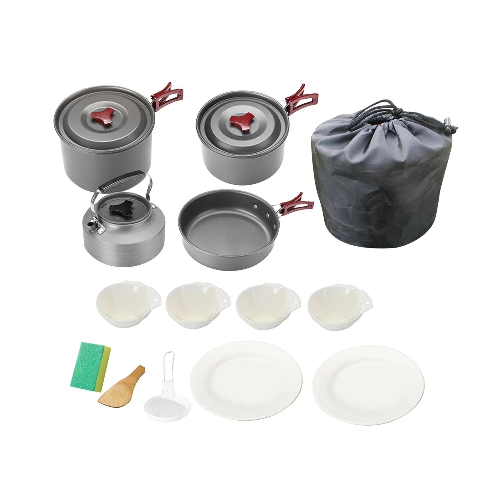 Camping Cookware Non Stick for Campfire Q619