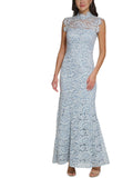 Lace Long Evening Dress R813