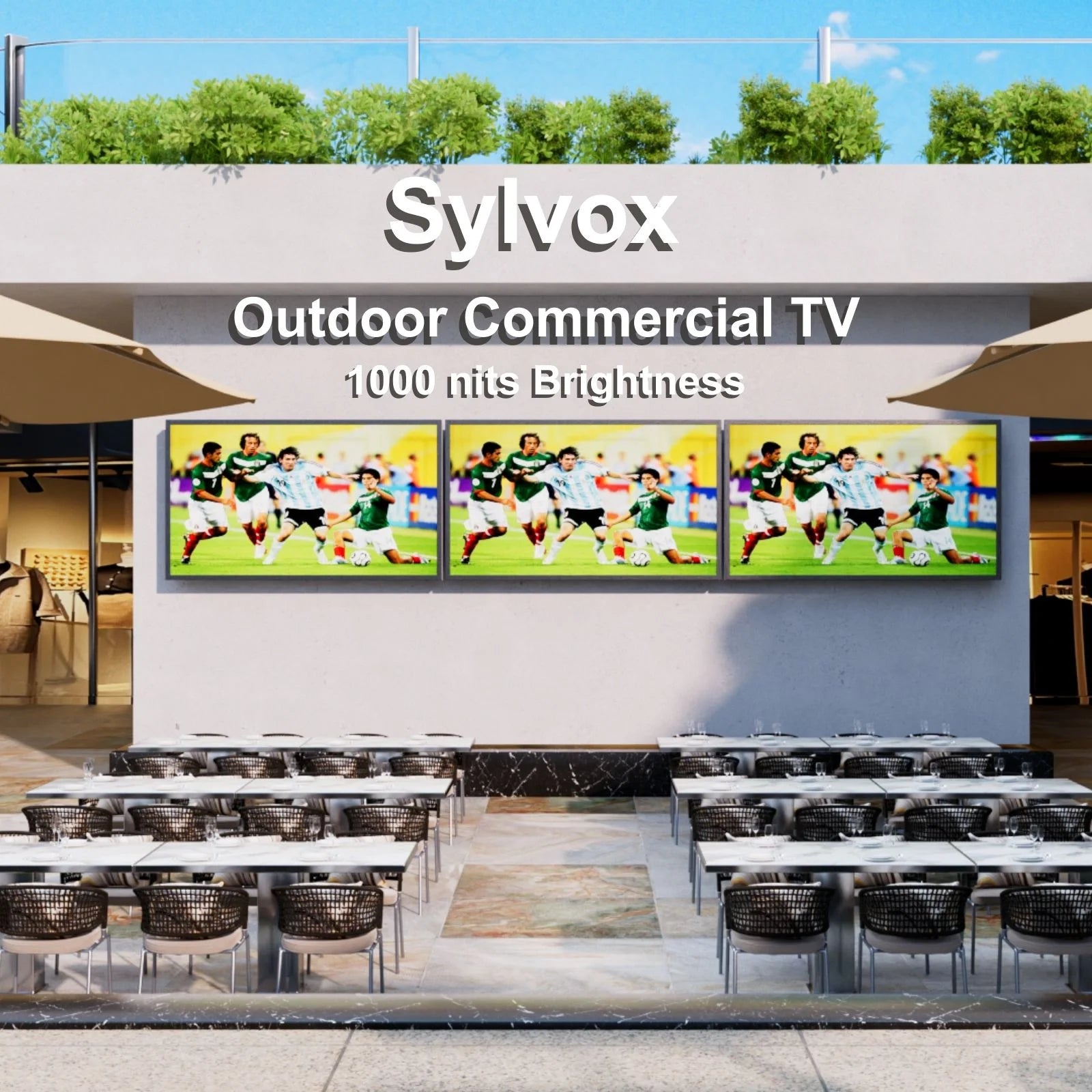 43 inch 2000nits IP66 Waterproof 4K UHD TV Y470320