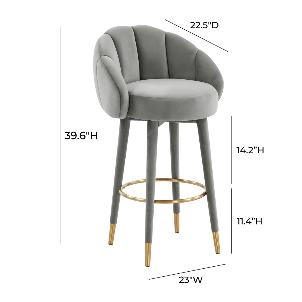 Salmon Swivel Bar Stool N617517