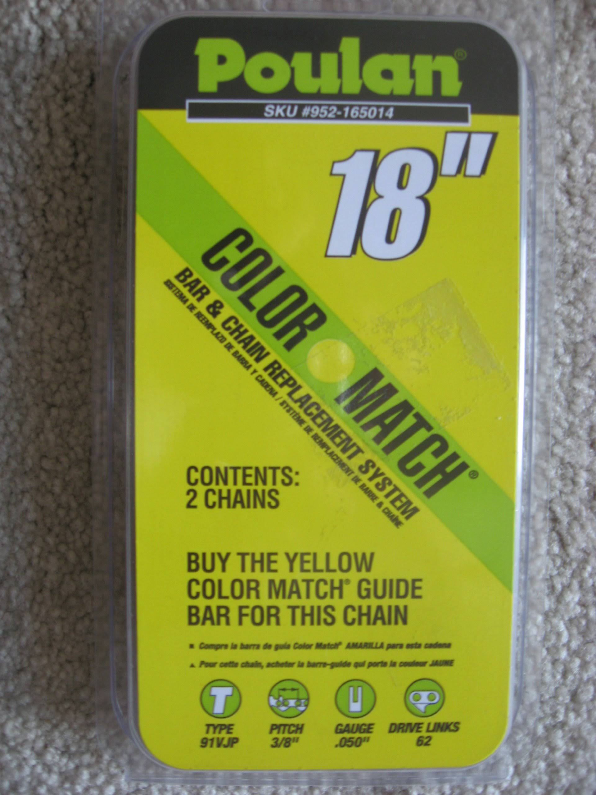 18 inch 2-Pack Replacement Chainsaw Chains R8050