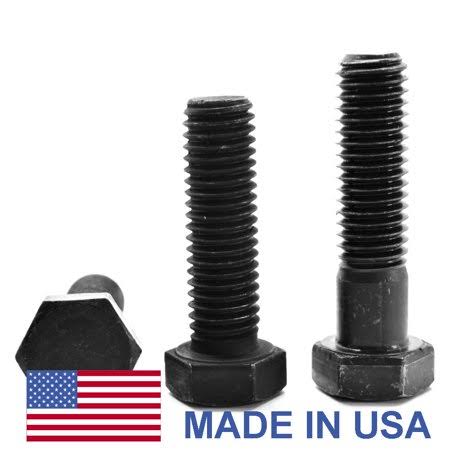 1 inch-8 x 2 3/4 inch Coarse Thread Grade 8 Hex Cap Screw Black Oxide Alloy Steel Pk 20 W7797