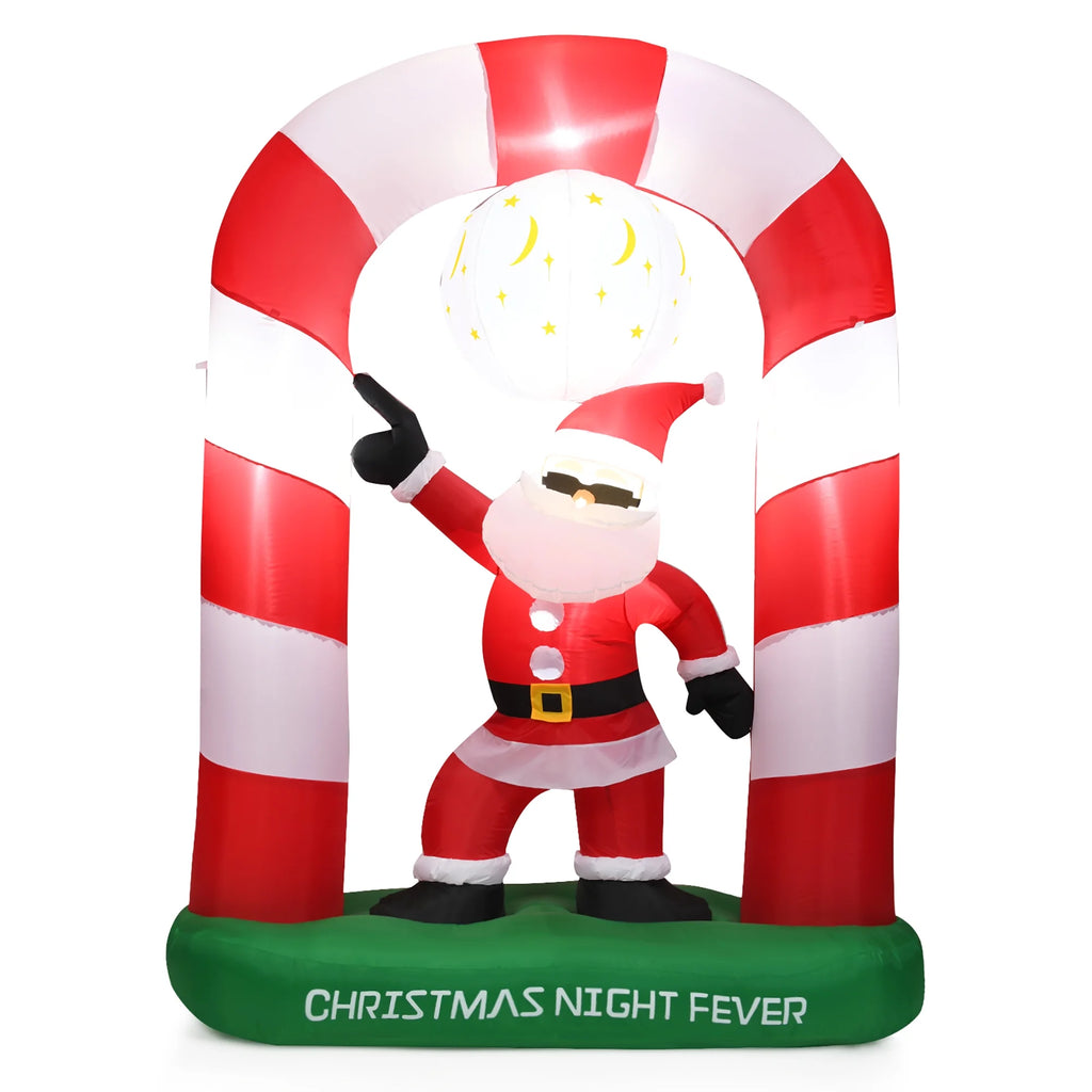Inflatable Christmas Santa Claus Archway Yard Decoration I844117
