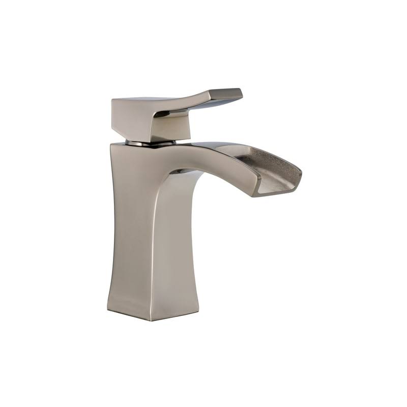 Polished Nickel Single Hole Bathroom Sink Faucet X424289
