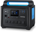 Portable Power Station 1288Wh 1000W Pure Sine Wave AC Outlets N832