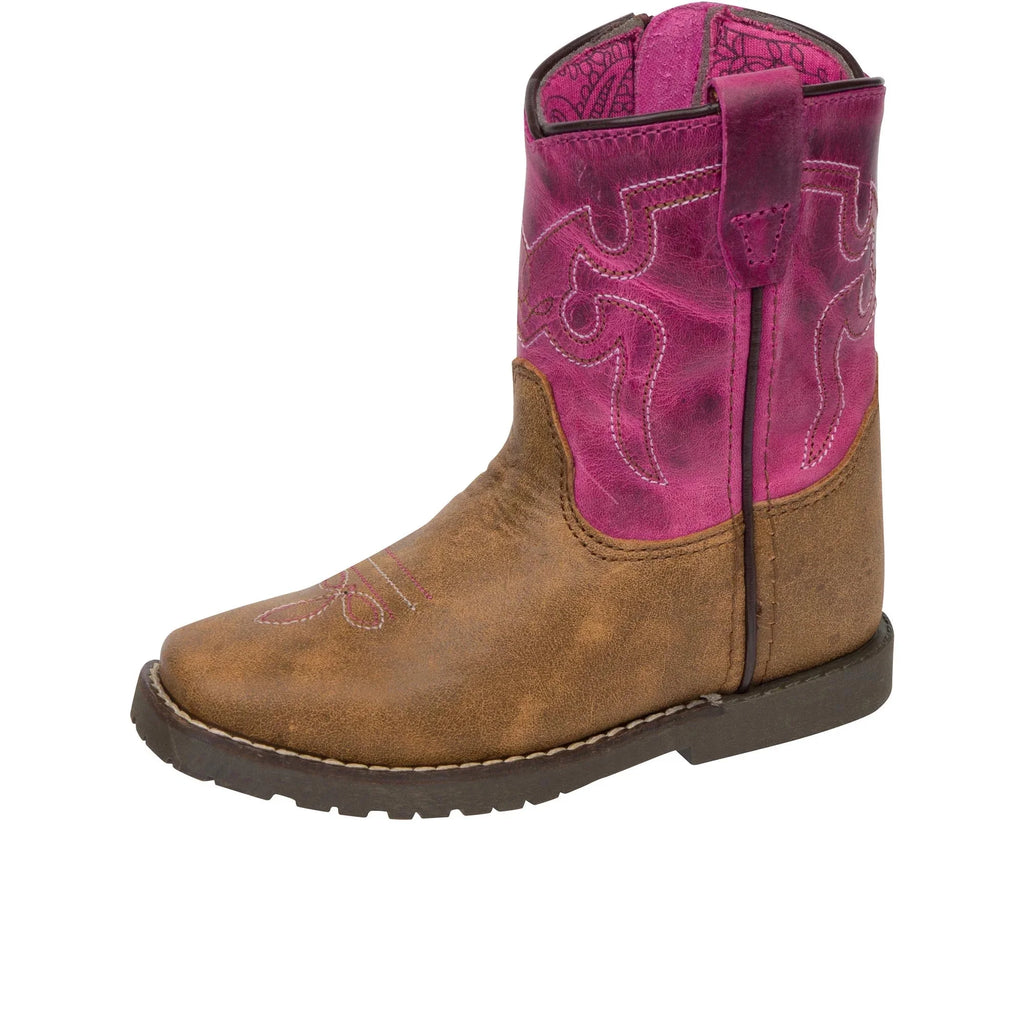 Toddler Girls Leather Cowboy Boots 5 R Q671404