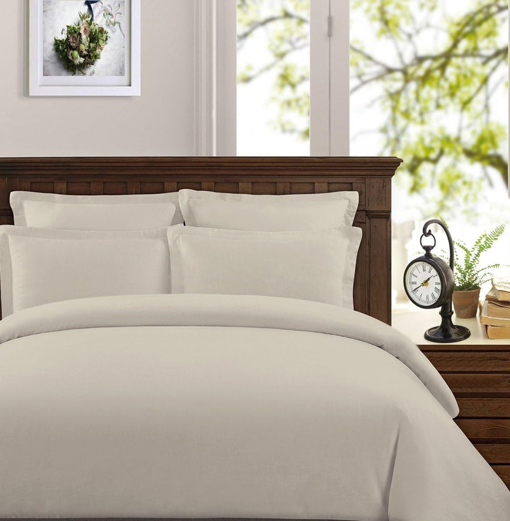 White King/Cal King Percale Cotton Duvet Cover Set O757572