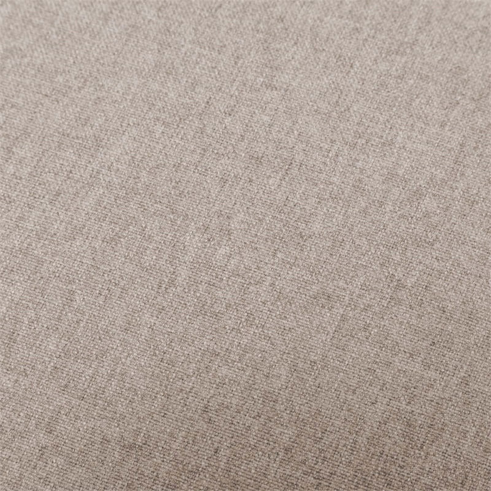 Accent Chair and Ottoman Set in Sandy Beige Fabric T122