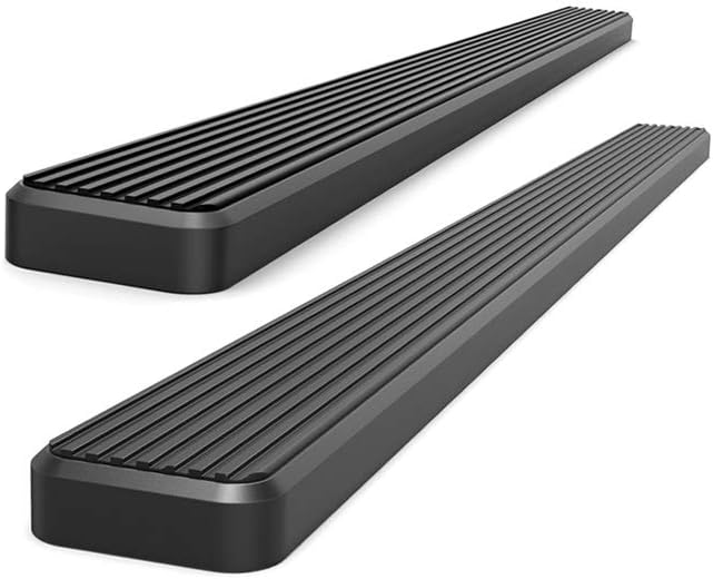 6in Black Running Boards H71296