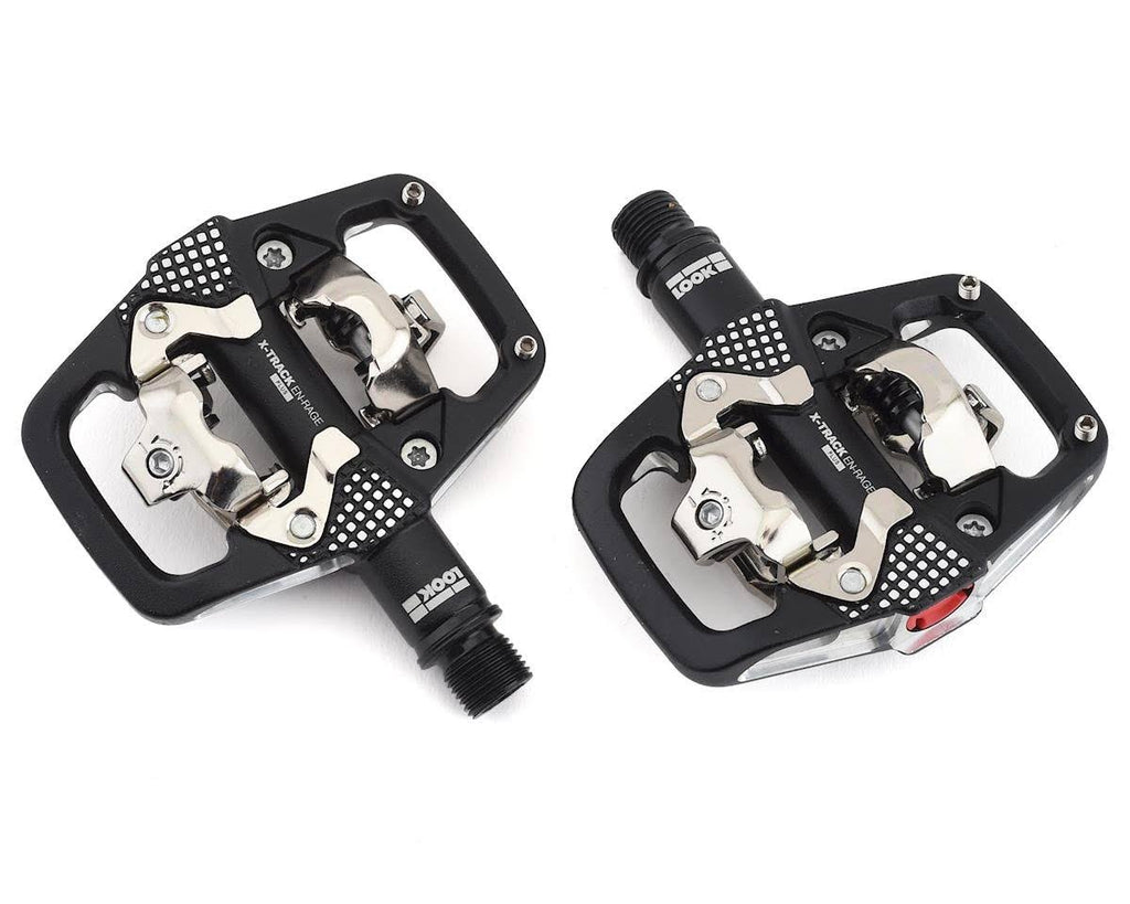 Black MTB Clipless Pedals Aluminum Body Cr-Mo Axle X933