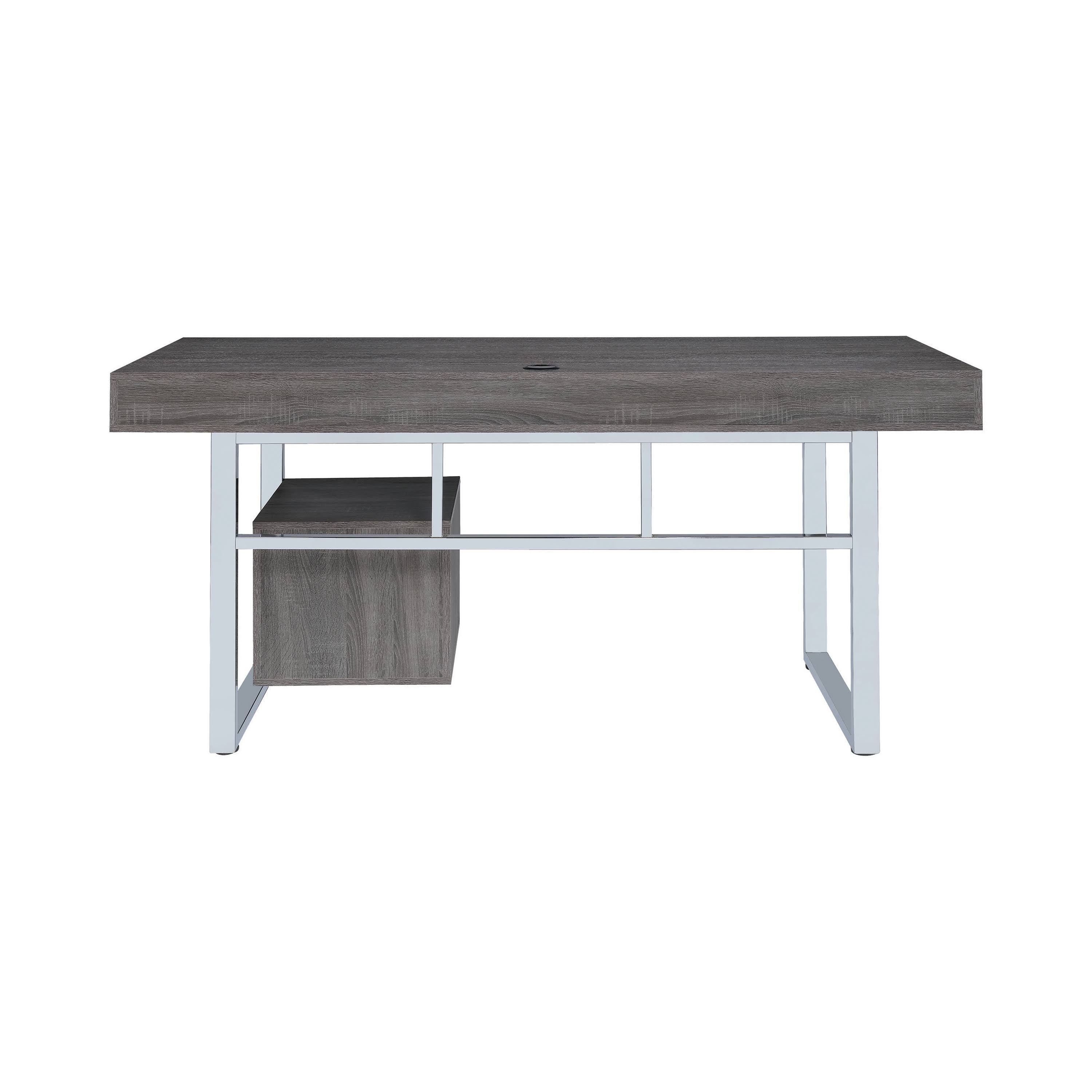 Weathered Grey Writing Desk Y83012