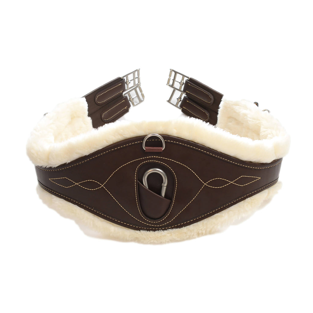 Anatomical Saddle Girth with Lambskin B171782
