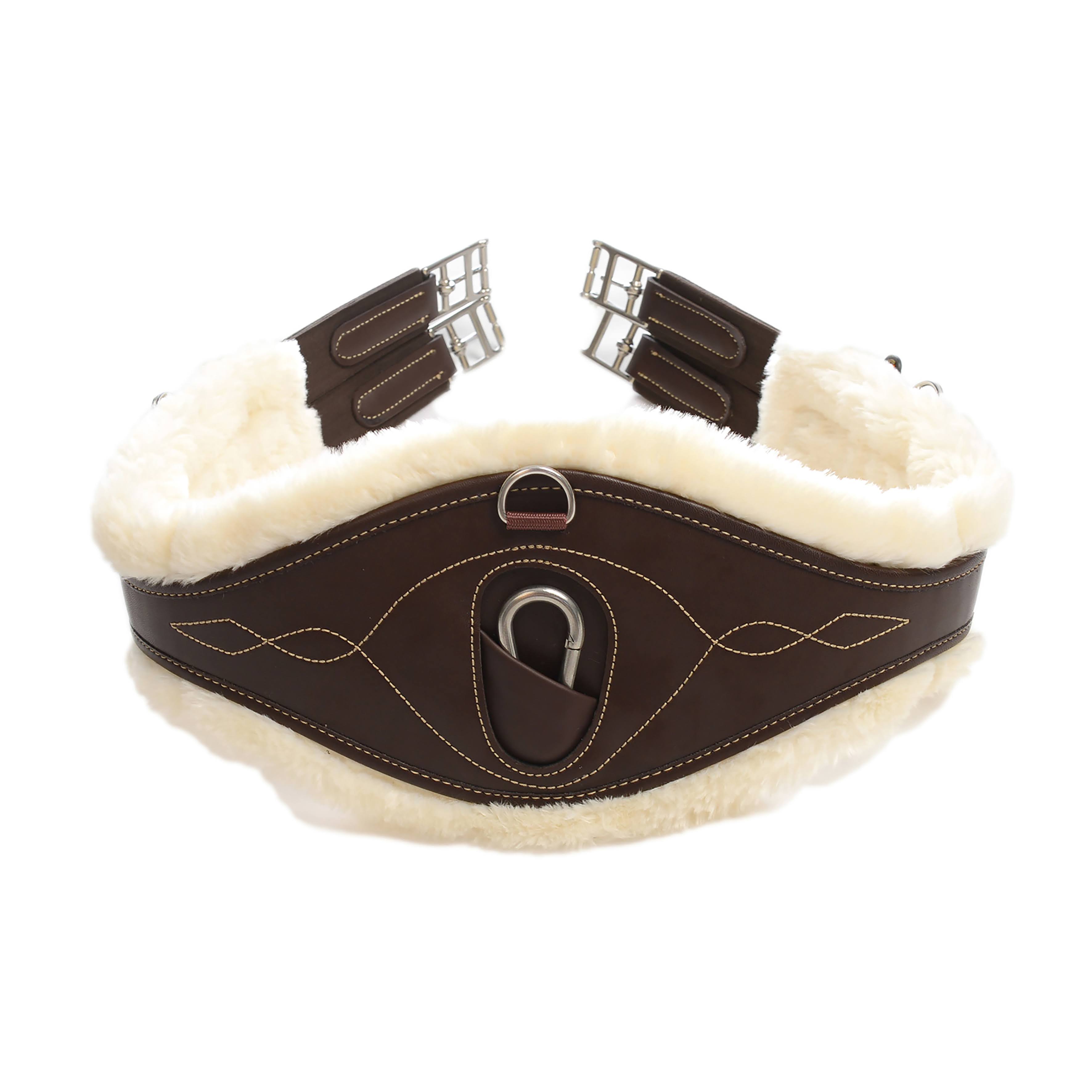 Anatomical Saddle Girth with Lambskin B171782