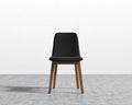 Black Leather Dining Chair L2155