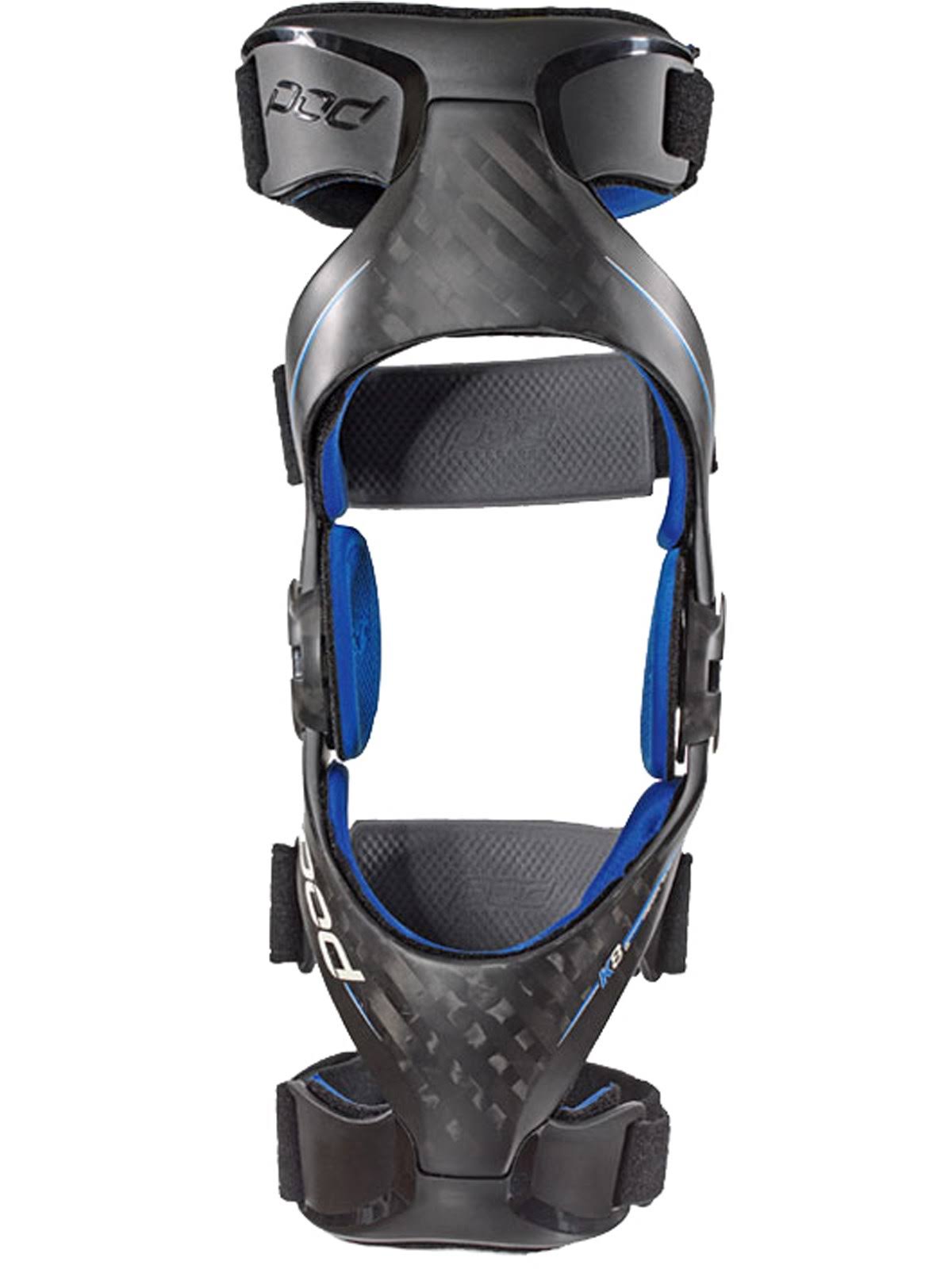 Carbon Blue Knee Brace Right Large G52842
