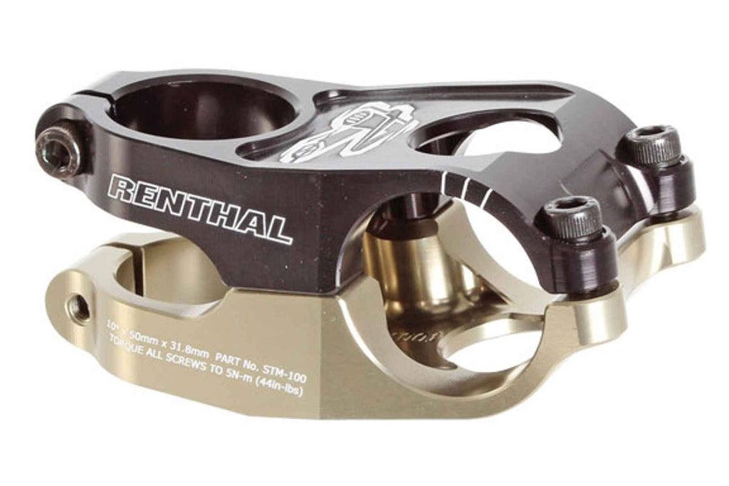 Renthal Duo Stem Black/Gold, 50mm A27925