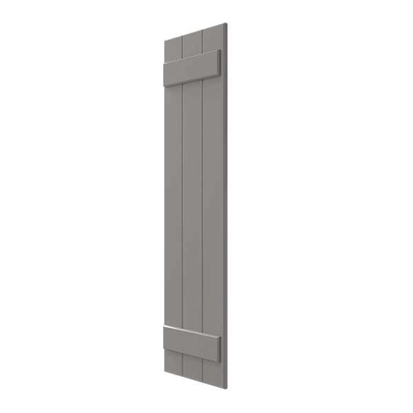 Primed Composite Board-n-Batten Shutters (Per Pair) I427