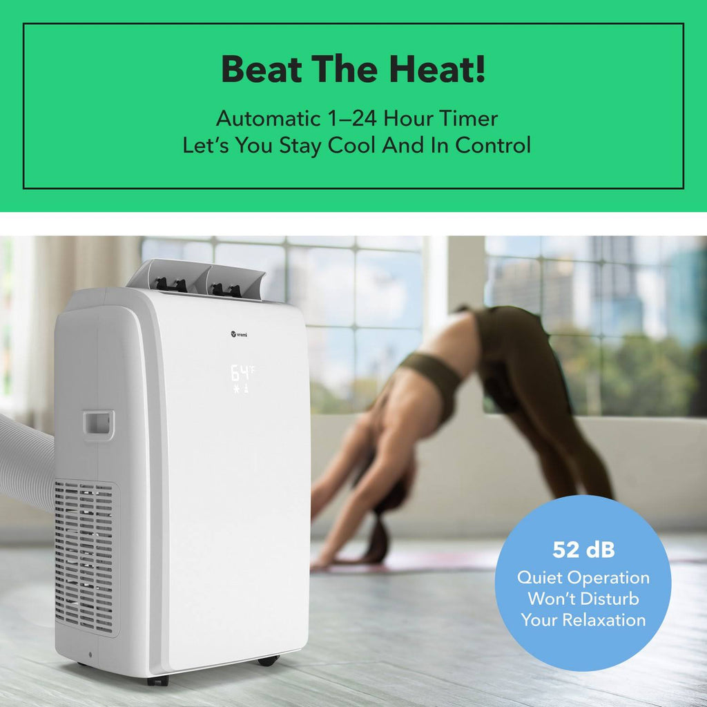 12,000 BTU Portable Air Conditioner with LED Display and Remote F570