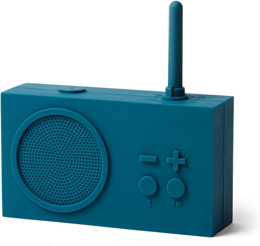 Blue Pack of 2 Splash Proof Bluetooth Speaker H5790