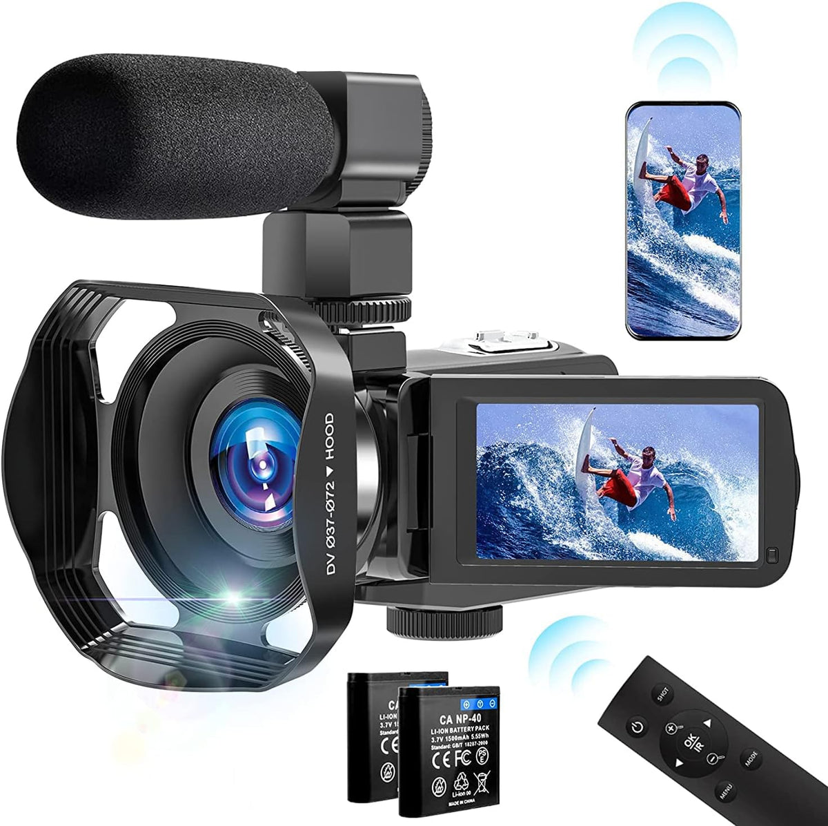 4K Video Camera Camcorder with Microphone G19882