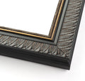 Black Solid Wood Picture Frame with UV Foam Board Backing Y443