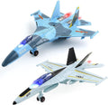 2 Pack Diecast Airplane Toy with Light & Sound X91747