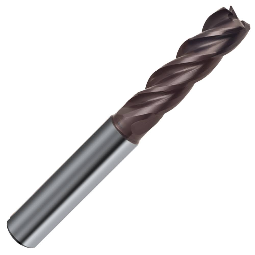 1/2x22 4FL Variable Helix Weldon Shank X-Long Carbide End Mill, nano-A Coated I576773