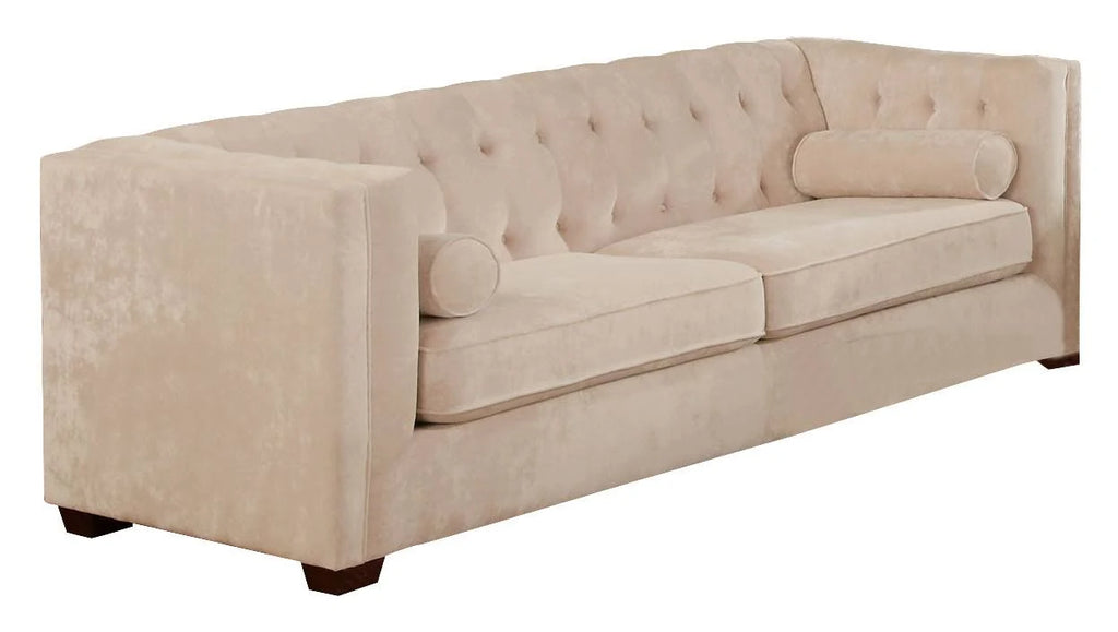 Almond Chesterfield Sofa W531