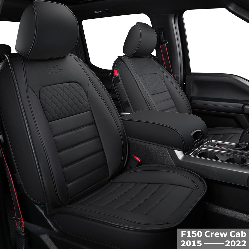 Black 2 pcs Front Seat Covers R441