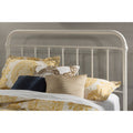 White Metal King Headboard V183284