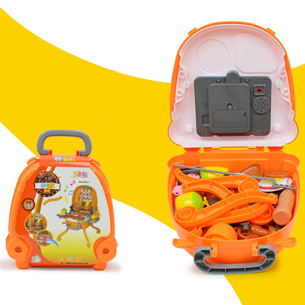 Portable BBQ Toy Set with Suitcase Design G30121