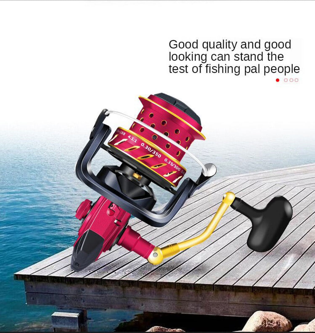 Saltwater Spinning Reels 12kg Max Drag 4.6:1 Metal Spool P633
