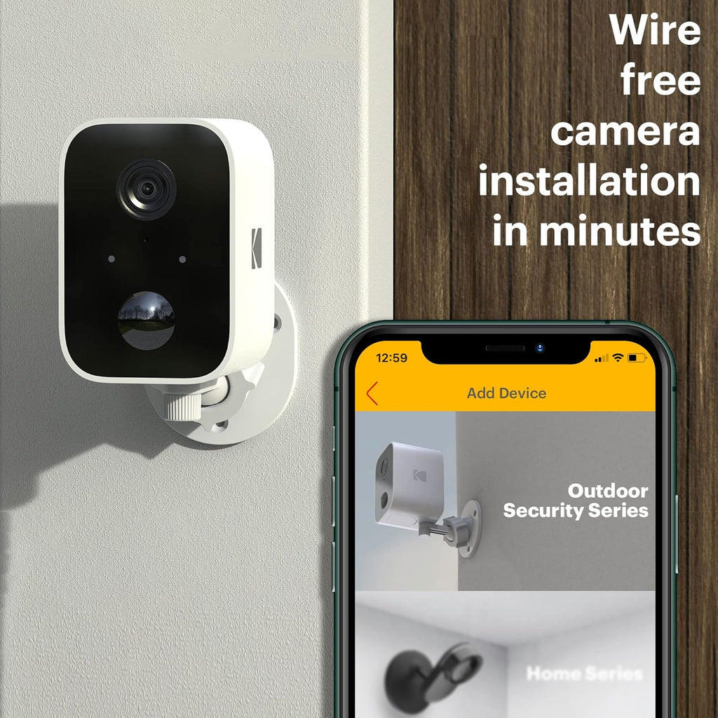 Dual Pack Battery HD Outdoor Security Cameras B183
