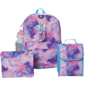 16 inch Light Pink 6 Piece Backpack Set with Lunch Box and Water Bottle U464