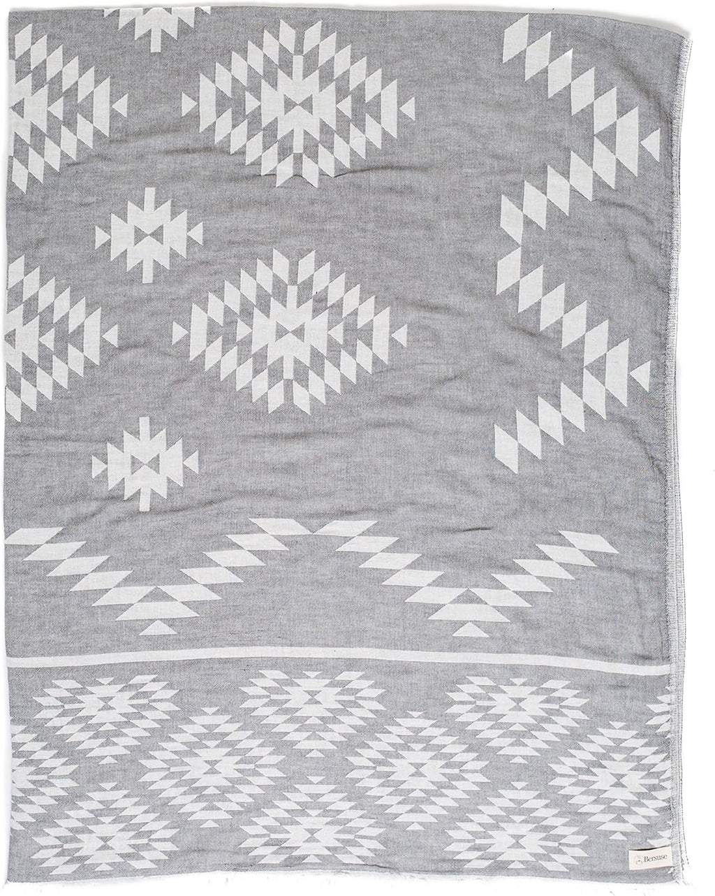 100% Cotton Silver Grey Throw Blanket Turkish Towel Z50171