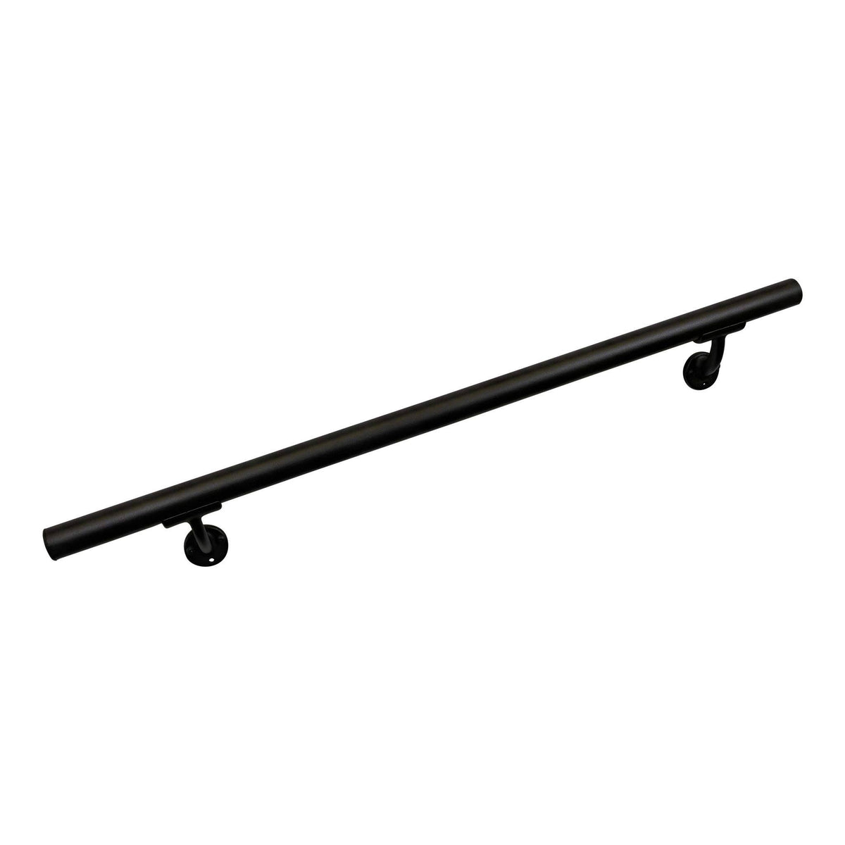 Black Sand Aluminum Handrail Section with Mounts C6184