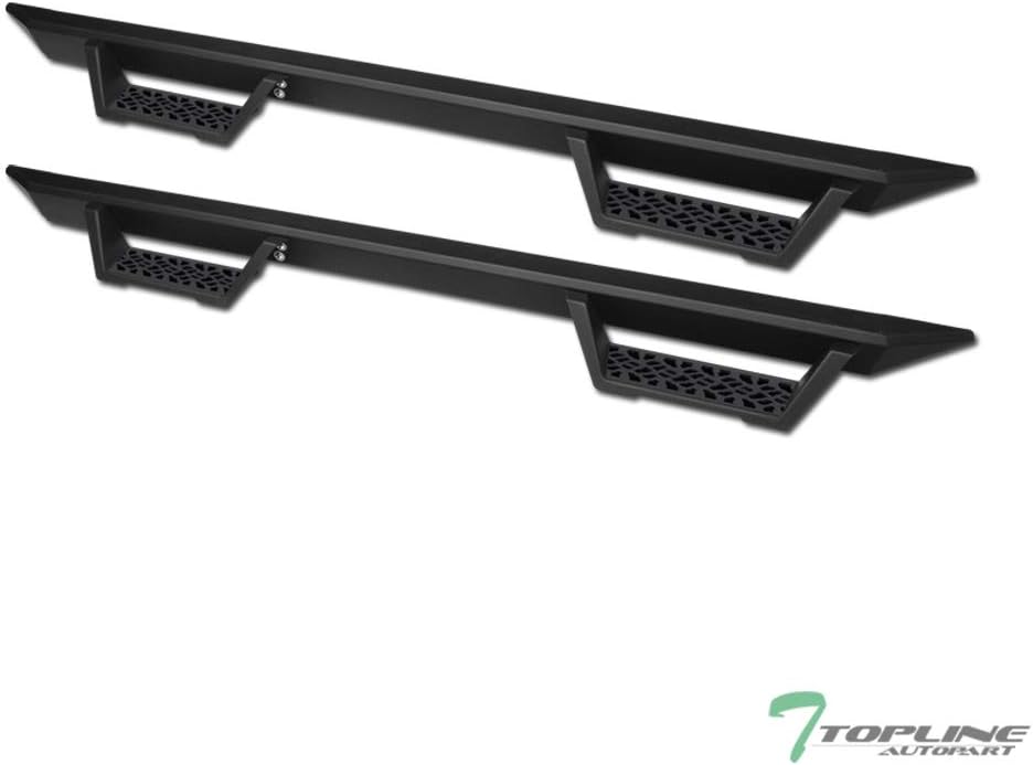 Matte Black Modular Drop Step Side Nerf Bars Rail Running Boards T188938