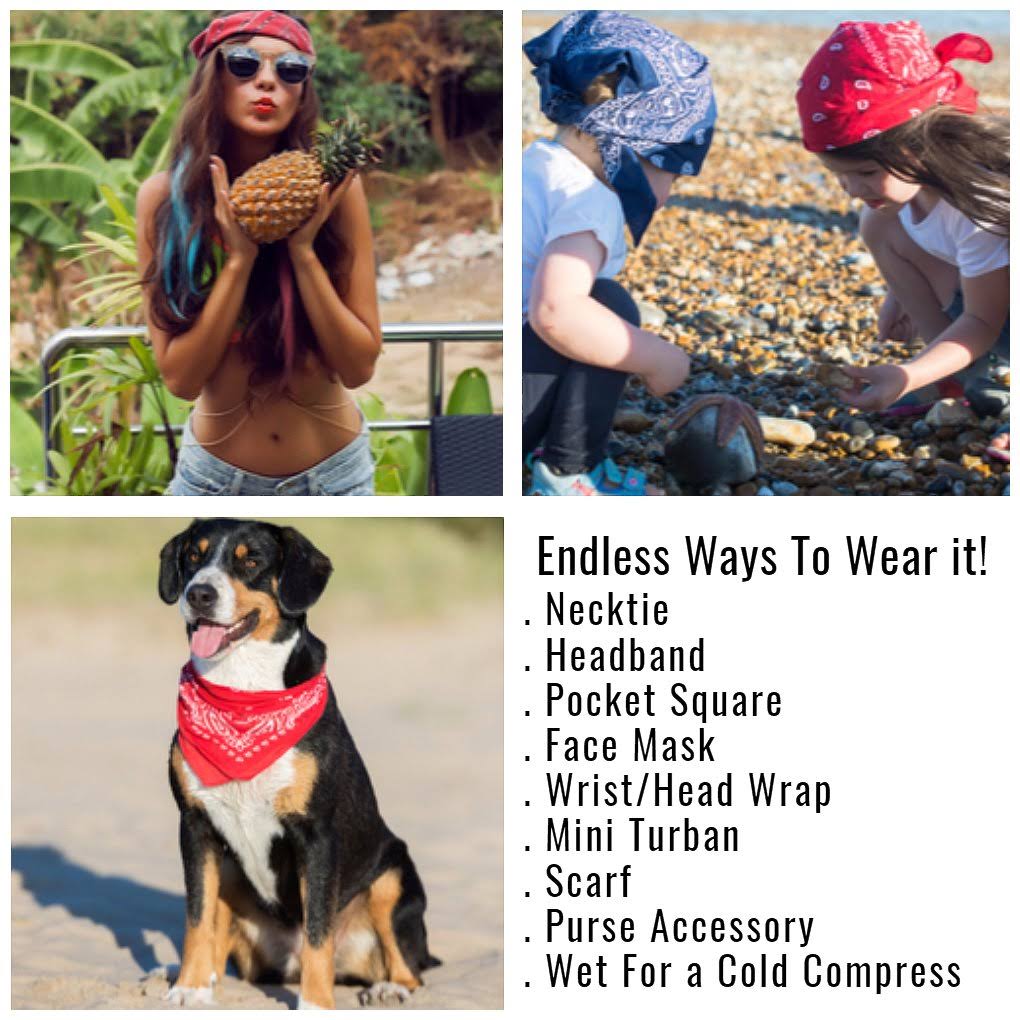 Red 100% Cotton Bandanas, Pack of 100, 22 Inches D2153