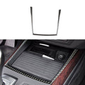Carbon Fiber Water Cup Holder Frame Cover Trim R3969