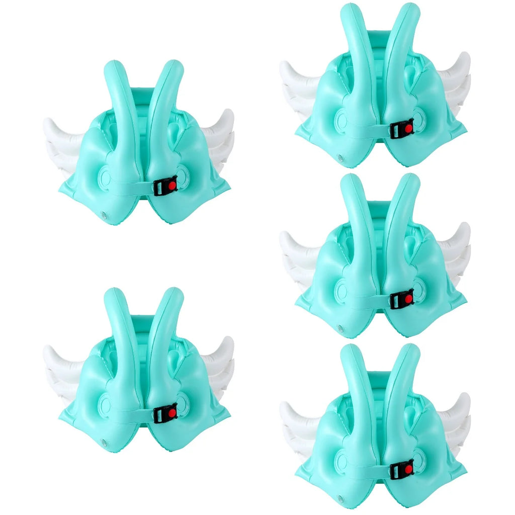 5pcs Inflatable Swim Vest Kids Angel Wing Swim Float V418526