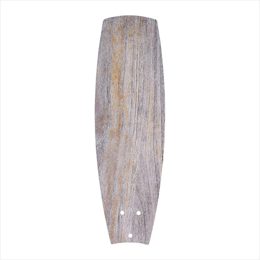 52 in. Carved Wood Blade Set White J7291