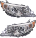 Halogen Headlight Assembly Pair for Toyota Camry 2012-2014 N765