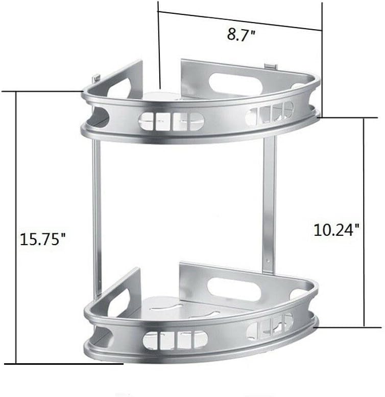 Triangular Corner Shower Caddy Shelf Storage Rack Q865361